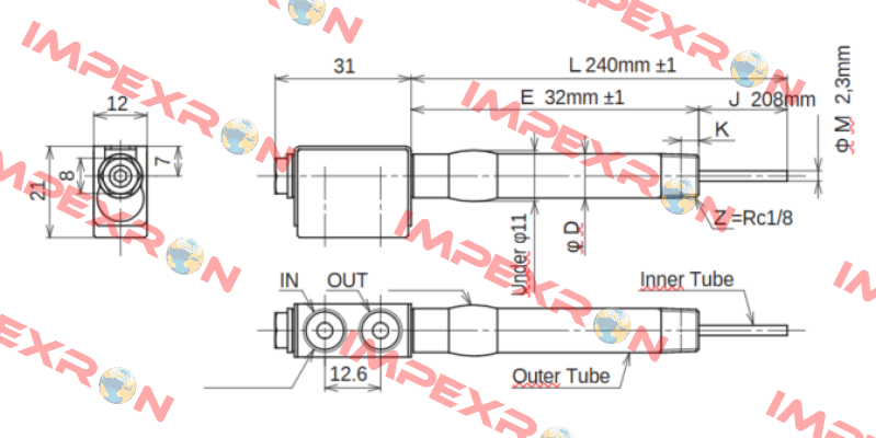 JC-KRM-10-L240-E32-J208-M2.3 Ahresty-tec