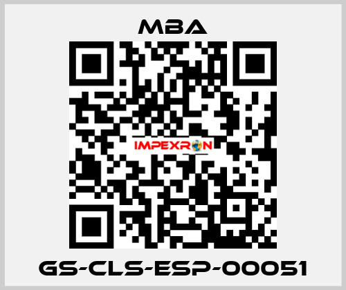 GS-CLS-ESP-00051 MBA