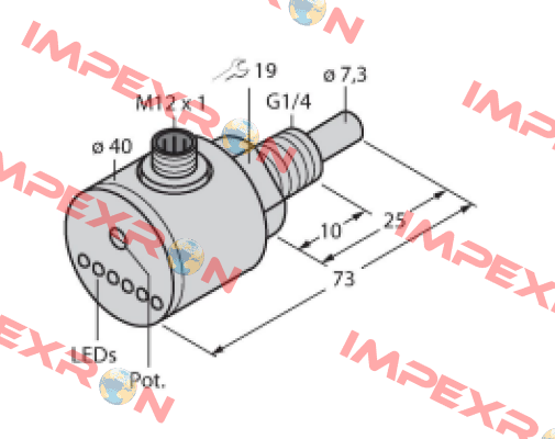 p/n: 6870102, Type: FCS-G1/4A4-ARX-H1140 Turck