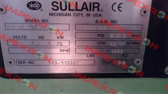 02250109-355,obsolete,alternative complete unit model ST7508   Sullair