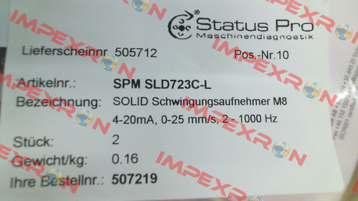 SLD723C-L SPM Instrument