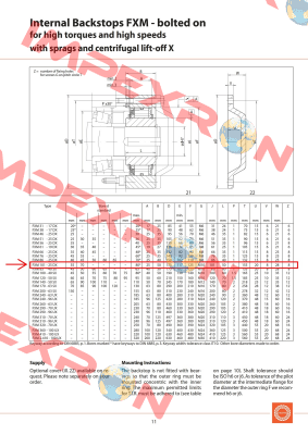 FXM 101-25 DX REPLACED BY FXM 101-25 NX (4867-101300-075H49)  Ringspann