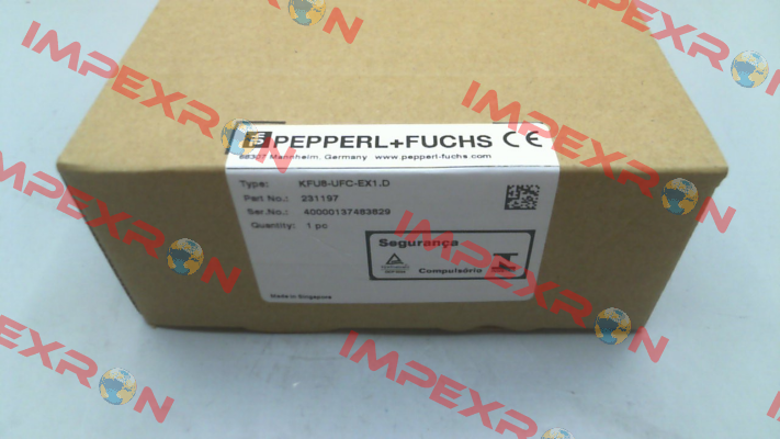 p/n: 231197, Type: KFU8-UFC-EX1.D Pepperl-Fuchs