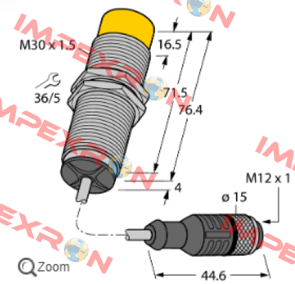 NICS-M30-IOL2P8-0,3-RKC4.4T Turck